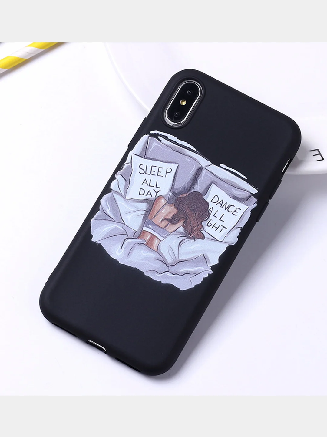 Черный чехол для iPhone 11, 12/12Pro, 7/8, X/XS, XR