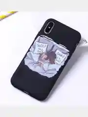 Черный чехол для iPhone 11, 12/12Pro, 7/8, X/XS, XR