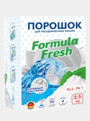 Порошок для посудомоечных машин Formula Fresh All in 1 бесфосфатные 2,5 кг
