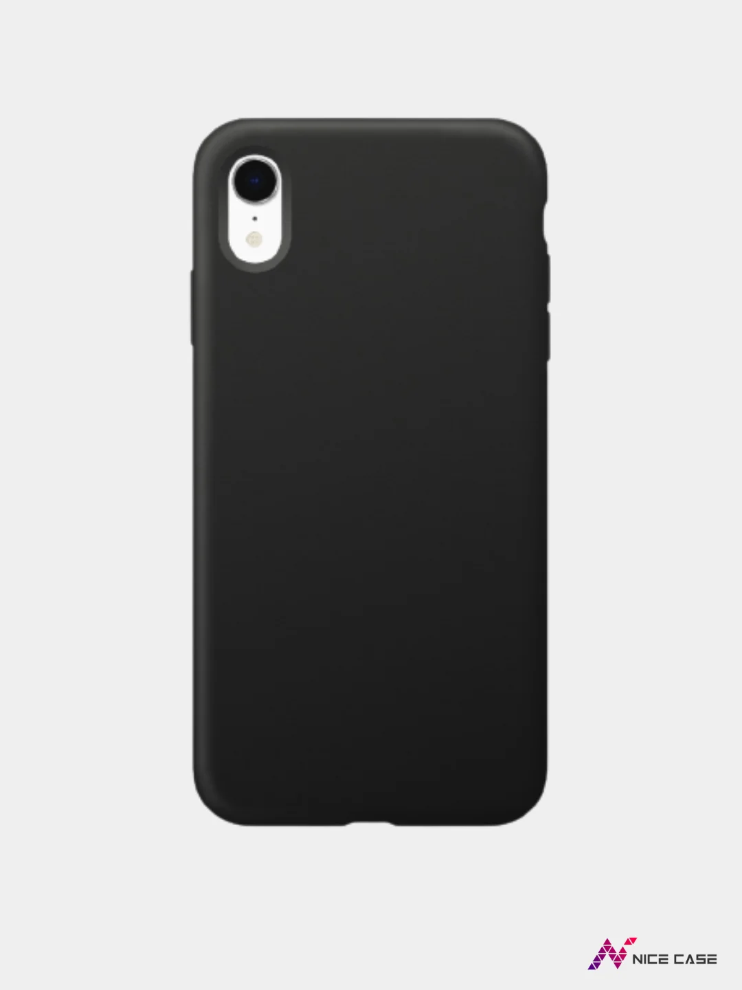 Чехол черный матовый силиконовый iPhone 11 XR X XS 7 8 SE