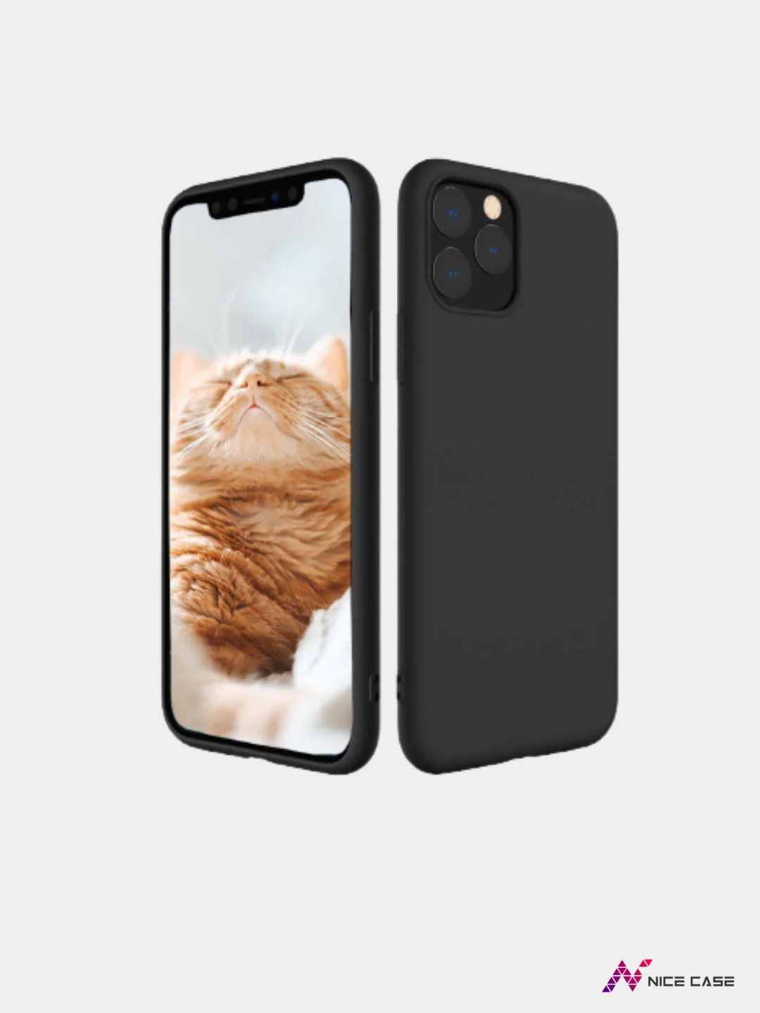 Чехол черный матовый силиконовый iPhone 11 XR X XS 7 8 SE