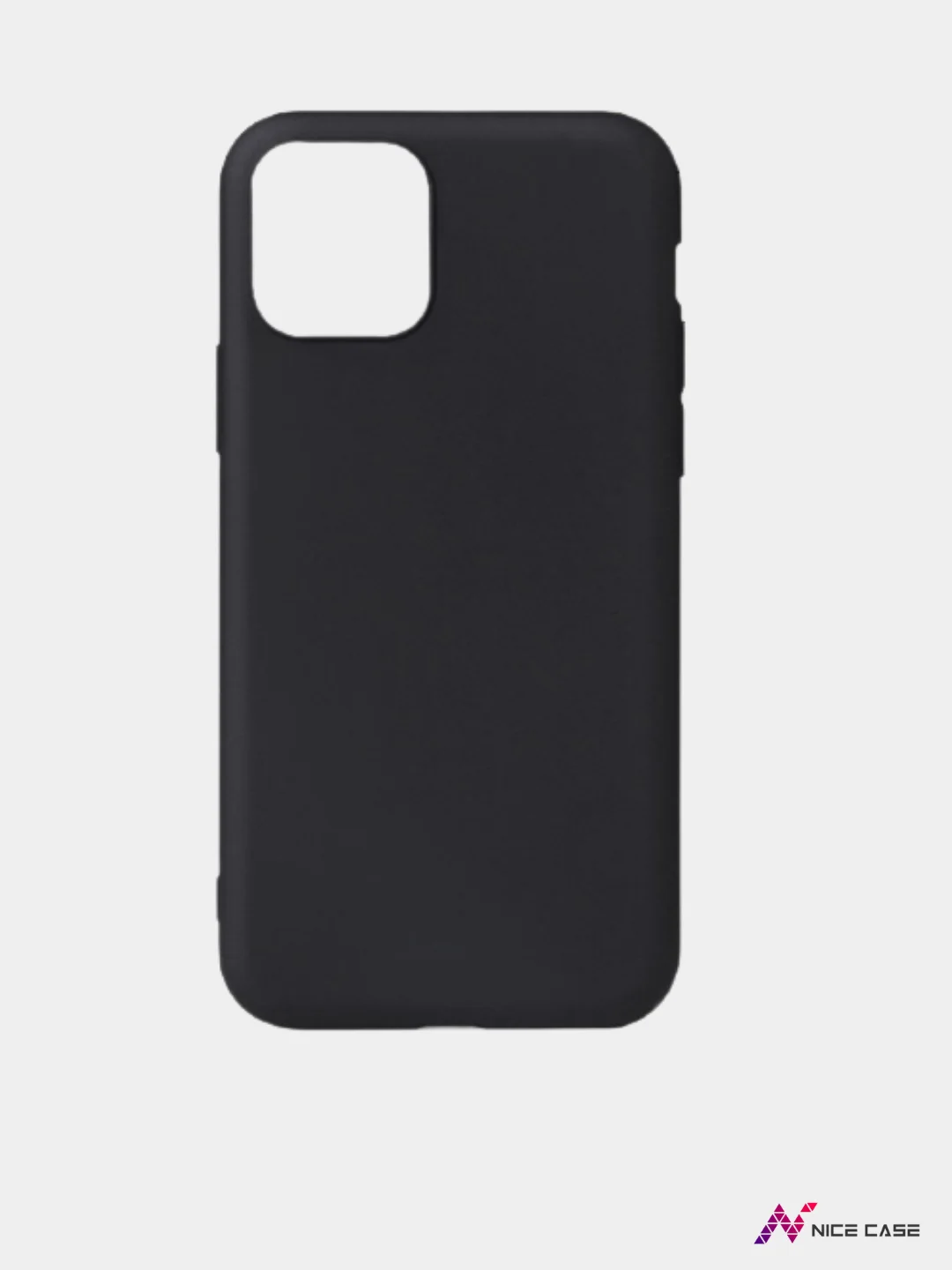 Чехол черный матовый силиконовый iPhone 11 XR X XS 7 8 SE