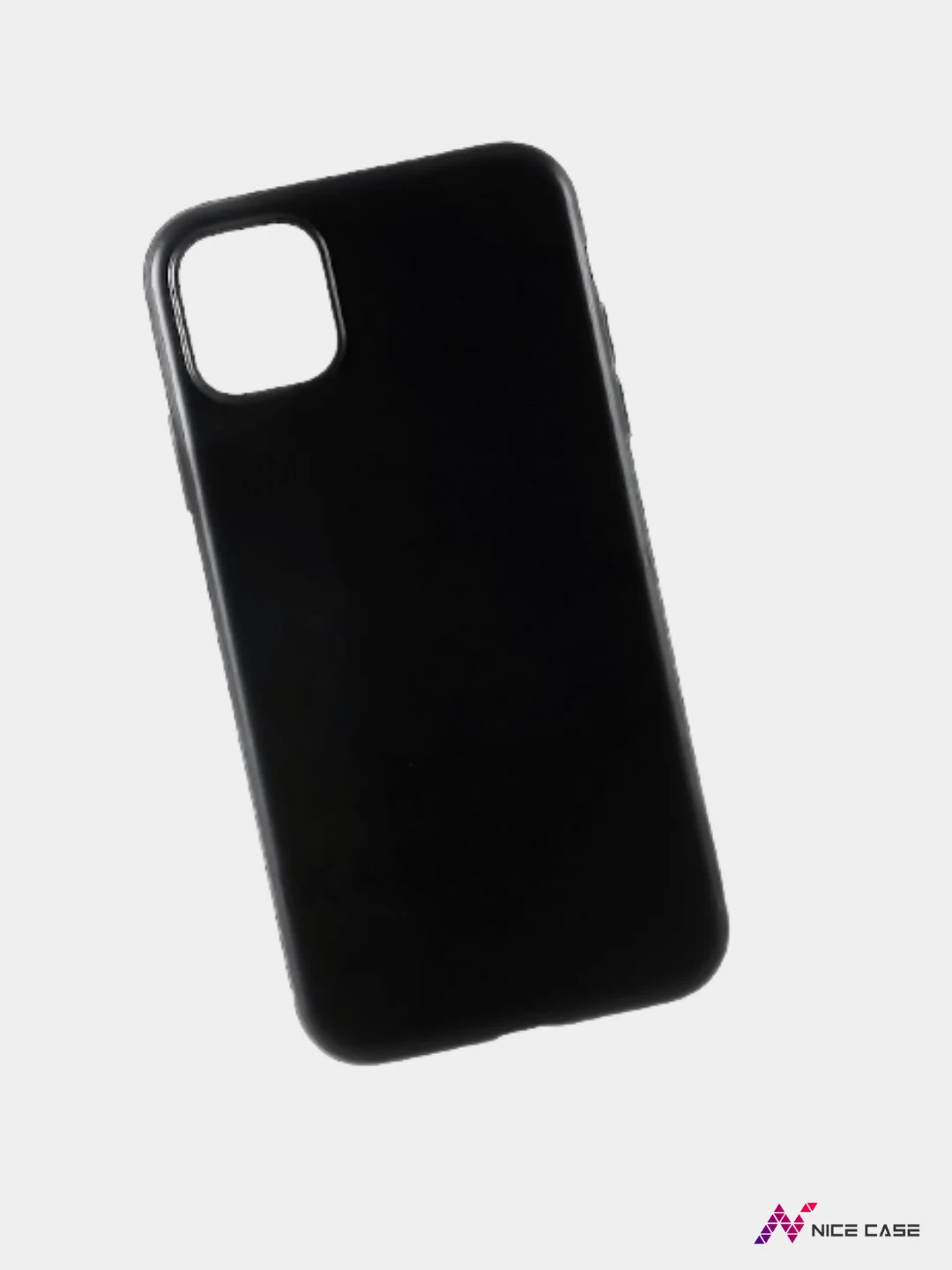 Чехол черный матовый силиконовый iPhone 11 XR X XS 7 8 SE