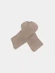 Бежевый варежки женские
