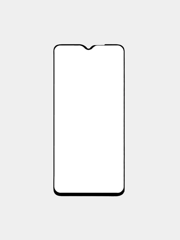 Премиум защитное стекло Redmi 9, 9t, Note 8 Pro, Poco M3, черная рамка олеофобное покрытие
