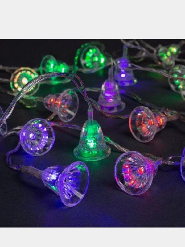 Гирлянда новогодняя Колокольчики, 40LED, 4м