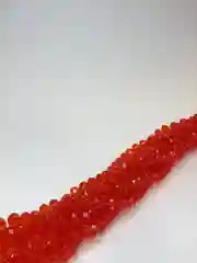 Алый бусины с гранями 4мм