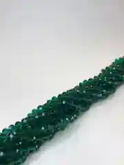 Лесной зеленый бусины с гранями 4мм