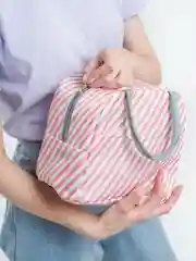 Розовый термосумка для ланч-бокса