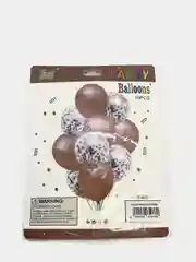 Кораллово-розовый набор воздушных шаров фонтан конфетти, 10 шт