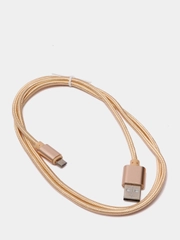 Кабель Energy ET-01 USB/MicroUSB, цвет - золотой 006276