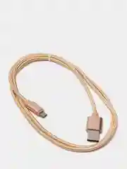 Кабель Energy ET-01 USB/MicroUSB, цвет - золотой 006276