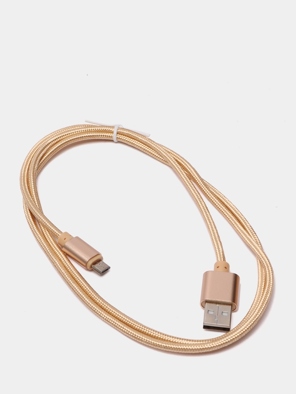 Кабель Energy ET-01 USB/MicroUSB, цвет - золотой 006276