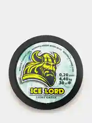 Леска зимняя  ICE LORD LIGHT GREEN, от 0,08 до 0,25 мм, 30 метров