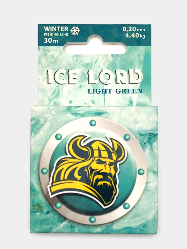 Леска зимняя  ICE LORD LIGHT GREEN, от 0,08 до 0,25 мм, 30 метров