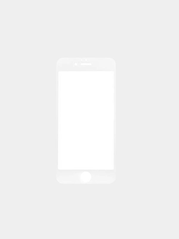 Защитная пленка белая iPhone 6/ 6+, 7/ 7+, 8/ 8+ SE керамика, белая рамка