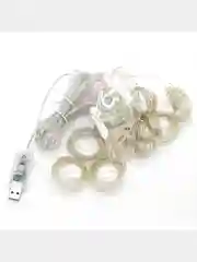 Гирлянда штора (занавес) "Разноцветная RGB" с пультом, USB