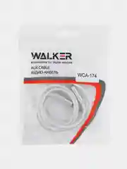 Белый aux кабель 3,5 х 3,5 мм WALKER WCA-174