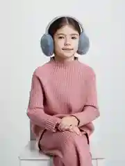 Серебряный меховые наушники / Цвета внутри / Теплые наушники / Головной убор