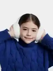 Прозрачный меховые наушники / Цвета внутри / Теплые наушники / Головной убор