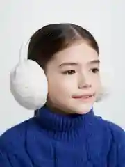 Прозрачный меховые наушники / Цвета внутри / Теплые наушники / Головной убор