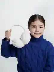 Прозрачный меховые наушники / Цвета внутри / Теплые наушники / Головной убор