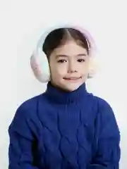 Мятный меховые наушники / Теплые наушники / Наушники радуга / Цвета внутри