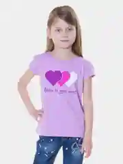 Лавандовый футболка для девочки