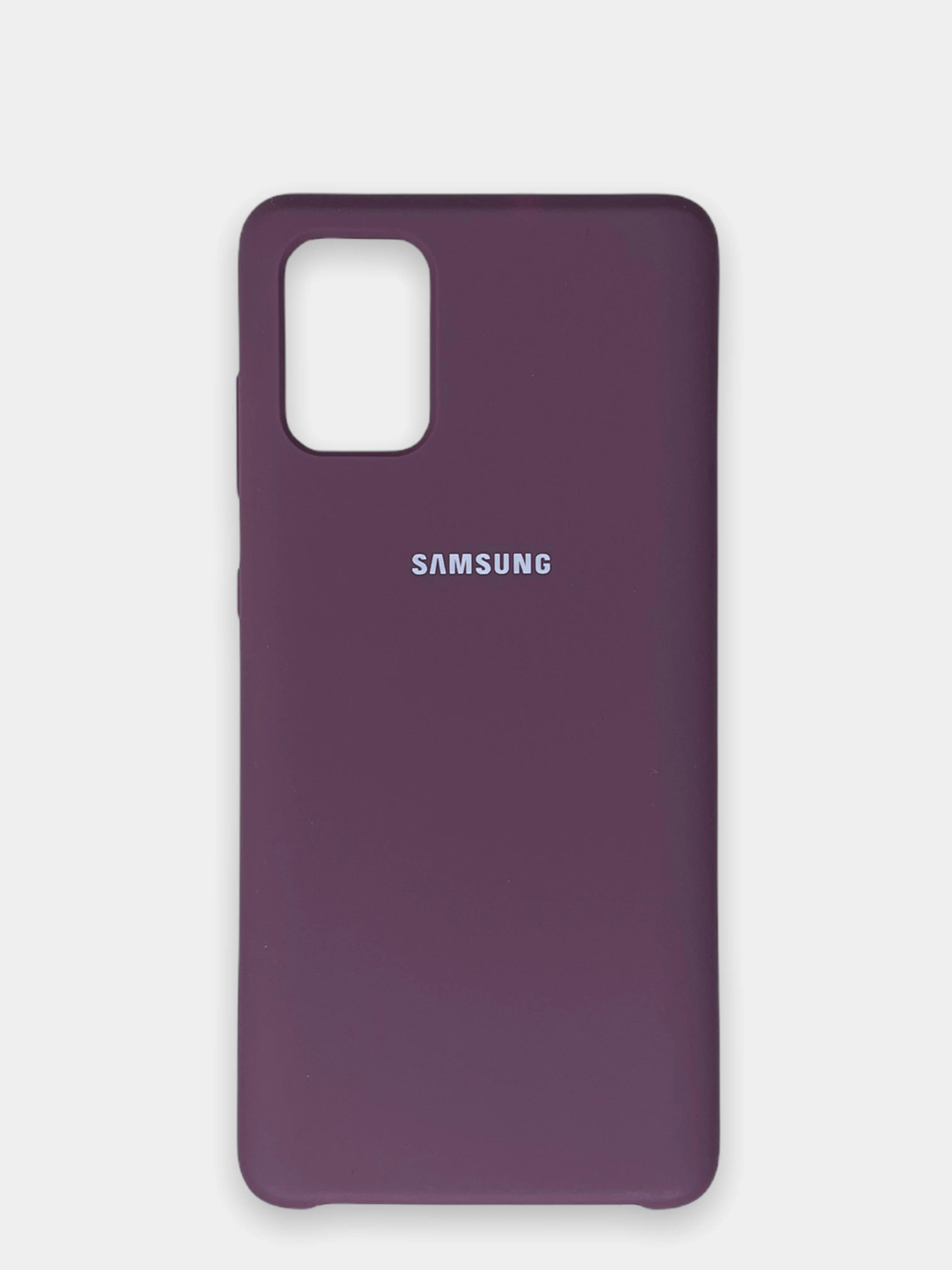 Фиолетовый чехол Samsung Galaxy A71, Самсунг Галакси А71 силиконовый Silicone Cover