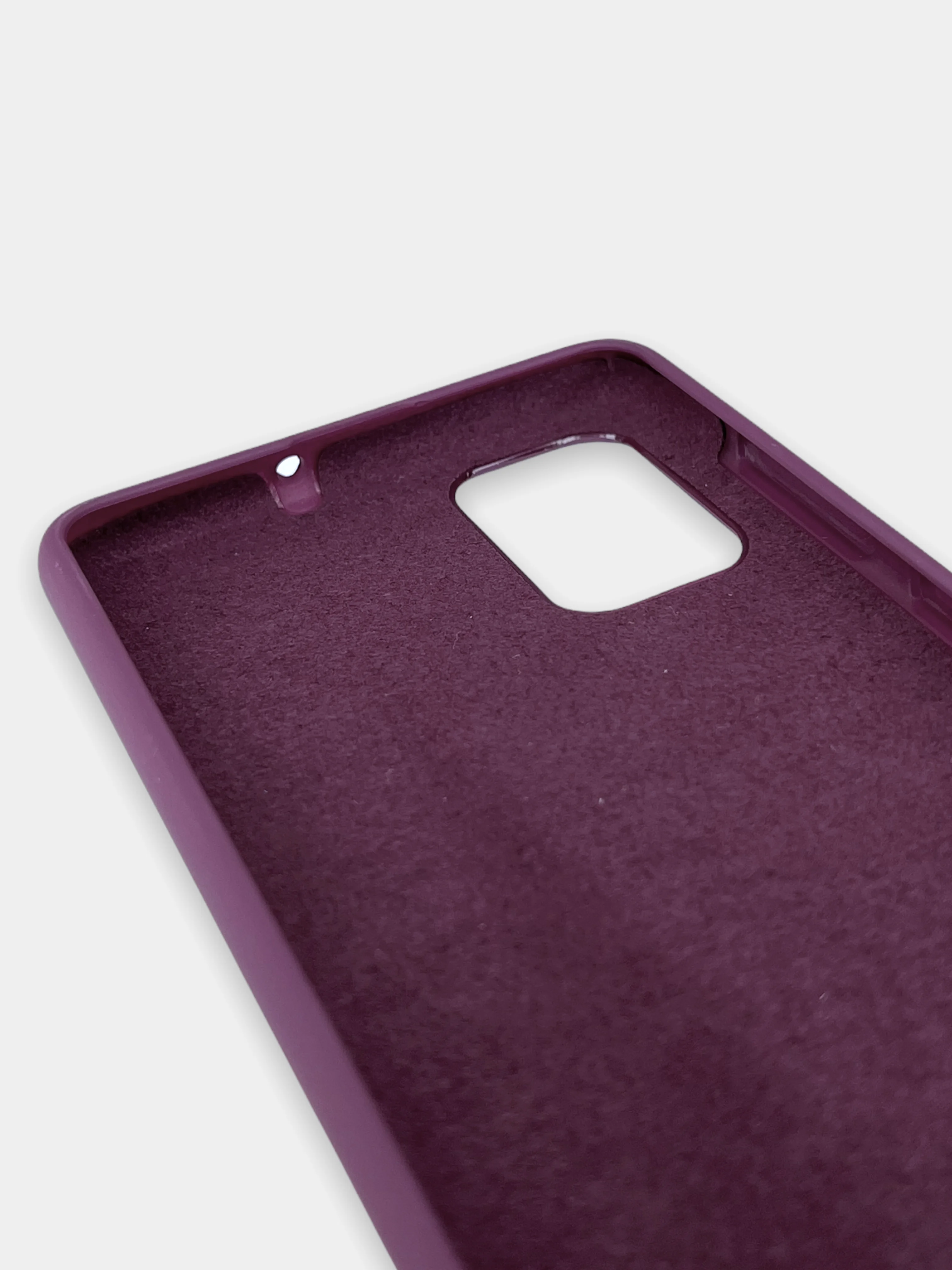 Фиолетовый чехол Samsung Galaxy A71, Самсунг Галакси А71 силиконовый Silicone Cover