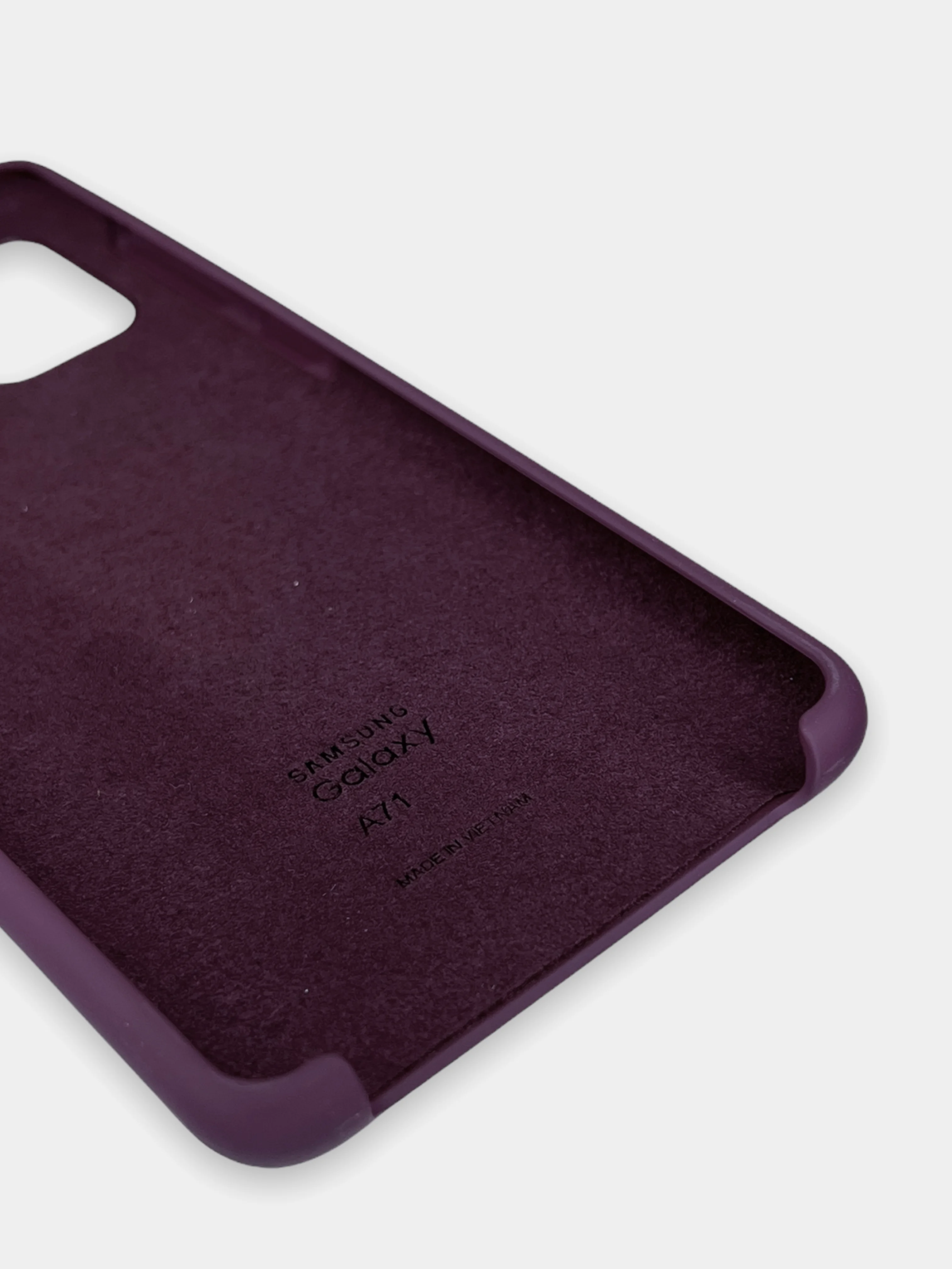 Фиолетовый чехол Samsung Galaxy A71, Самсунг Галакси А71 силиконовый Silicone Cover
