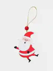 Тёмно-бирюзовый новогодняя ёлочная игрушка из дерева, Подвеска - украшение на ёлку