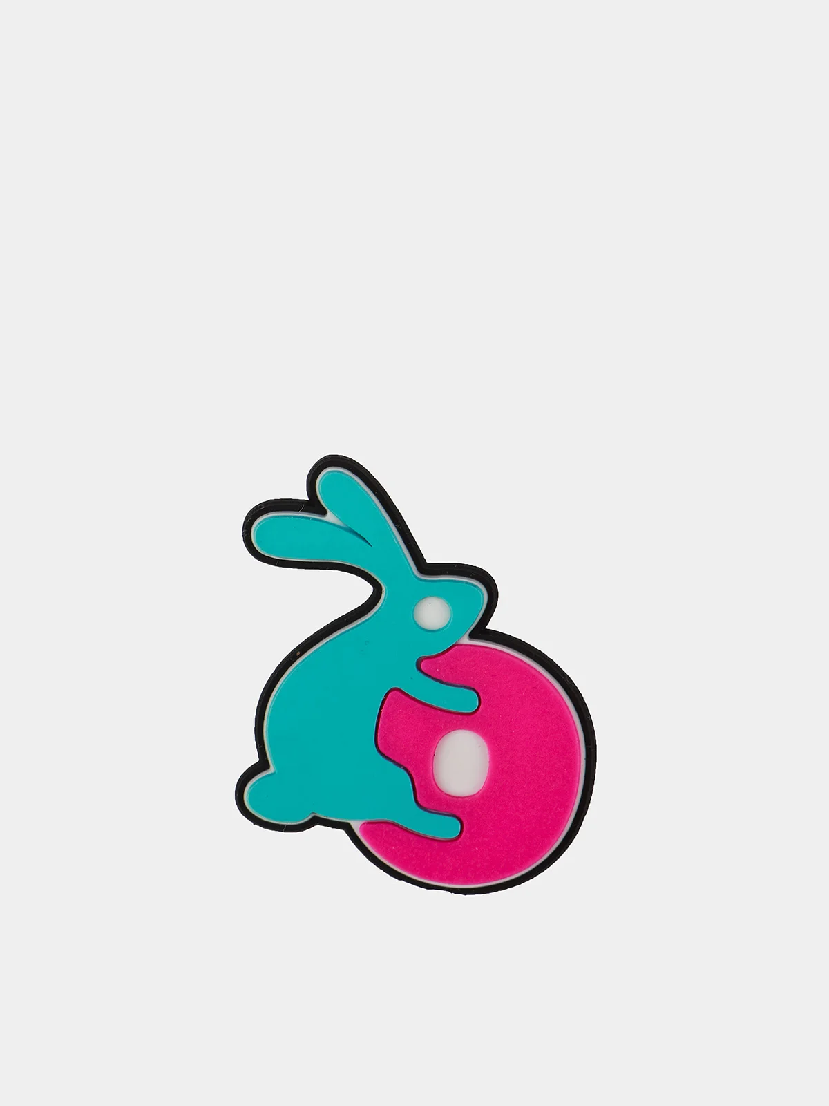 Фуксия джибитсы / Украшение для обуви(Сабо) и браслета Джиббитс "Horny Rabbit"
