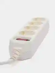 Сетевой фильтр ЭРА USF-M-4es-W (Б0019741), 4 розетки, 1.5 м, с/з, 10А / 2200 Вт