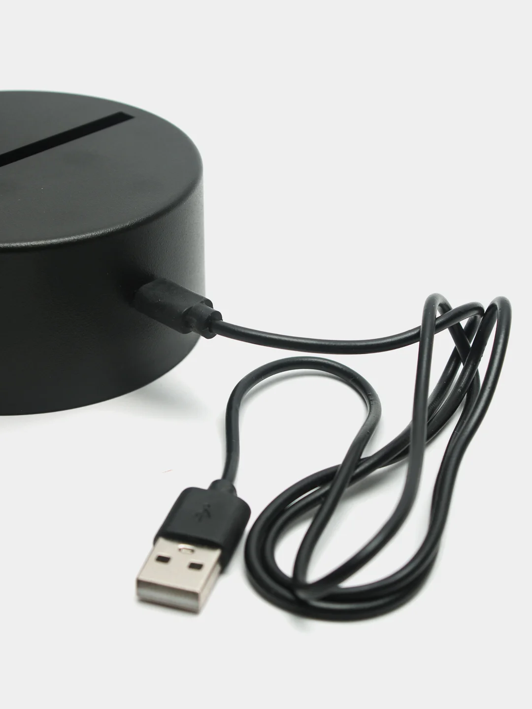 Желтый ночник 3D светодиодный "Наруто", USB