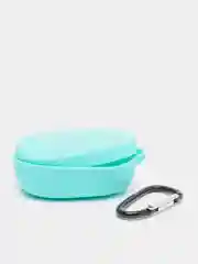 Бирюзовый чехол с карабином для Xiaomi Redmi Airdots / Airdots S / Airdots 2