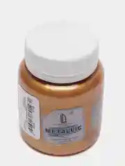 Акриловая краска Luxart Metallic "Золото темное", 80 мл