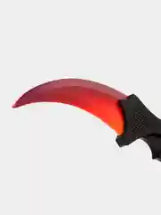 Нож деревянный керамбит "Градиент" cs go