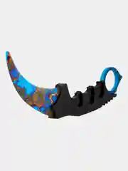 Нож деревянный керамбит Поверхностная закалка cs go