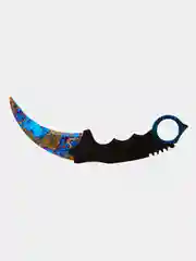 Аметистовый нож деревянный керамбит Поверхностная закалка cs go