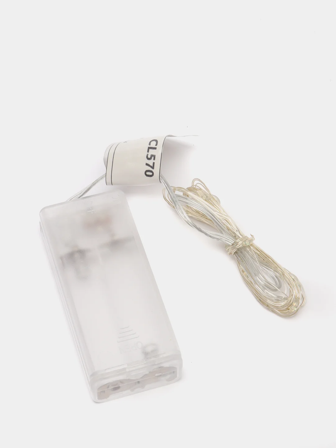Гирлянда, 2 м, синий, батарейки 2*АА, CL570