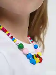 Бусы детские "Выбражулька", божьи коровки, разные цвета