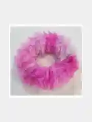 Лавандовый резинка для волос меховая