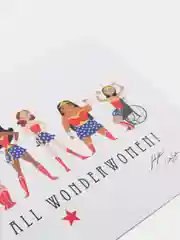 Открытка "Wonder Women" для женщин и девушек. Бодипозитив / Феминизм
