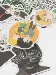 Белый стикеры Токийский гуль (Tokyo Ghoul) 2 вида / Аниме Наклейки 50шт