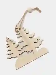 Ёлочная игрушка из дерева