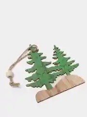 Ёлочная игрушка из дерева