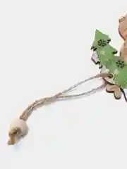 Ёлочная игрушка из дерева