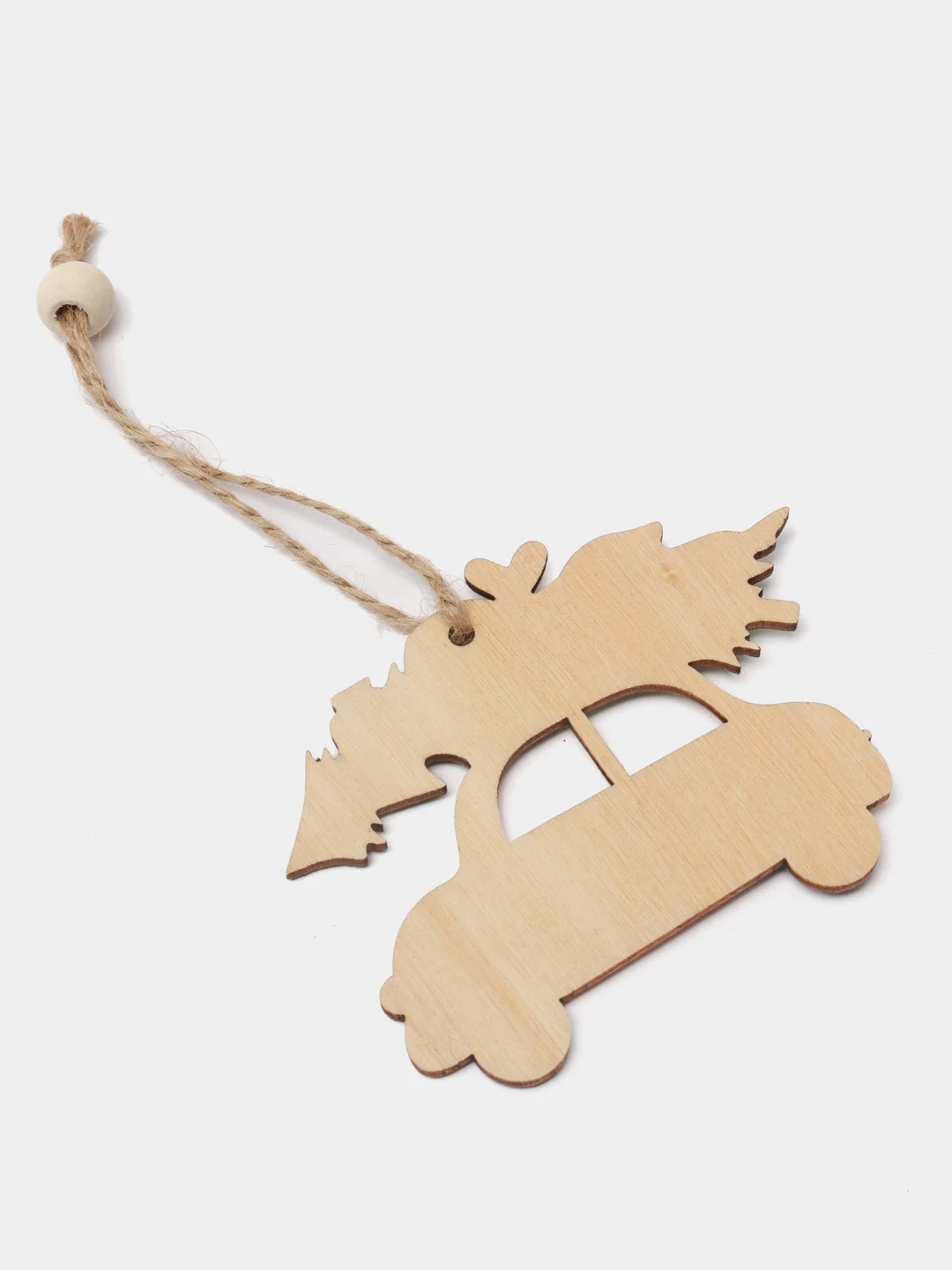 Ёлочная игрушка из дерева