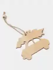 Ёлочная игрушка из дерева